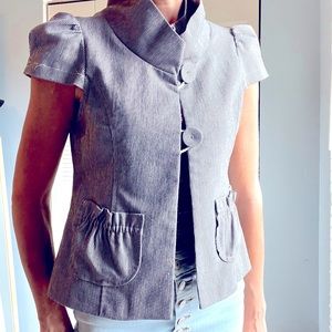 Shortsleeved Tailored Couture Jacket